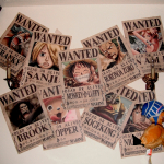 One Piece wanted posters