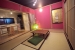 Aoi-neko Himiko-kura guesthouse living and kitchen in Miyoshi, Hiroshima