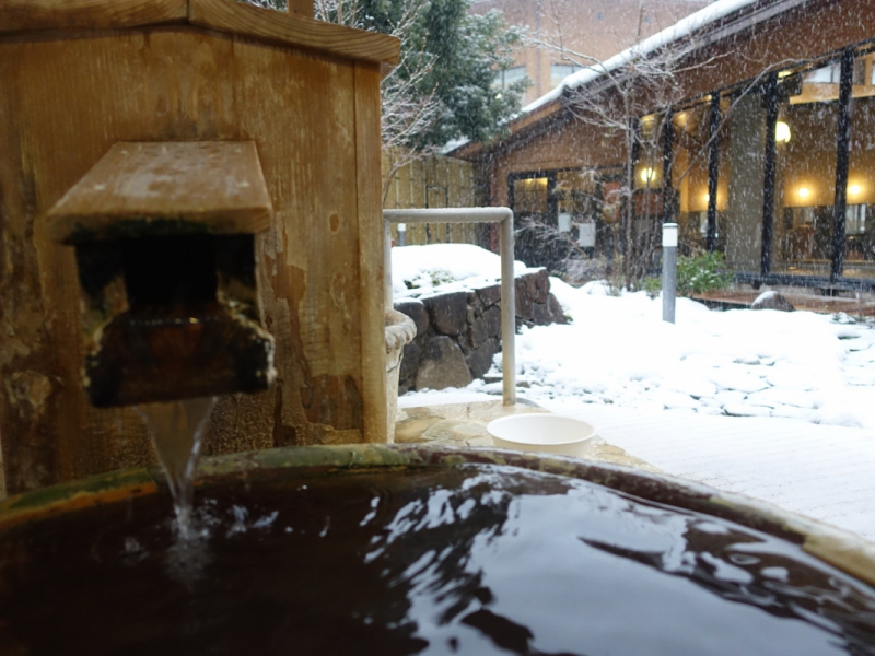 Kimita Mori-no-izumi onsen in the snow