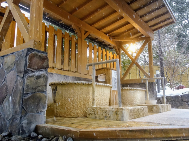 Kimita Mori-no-izumi onsen invividual outdoor tubs