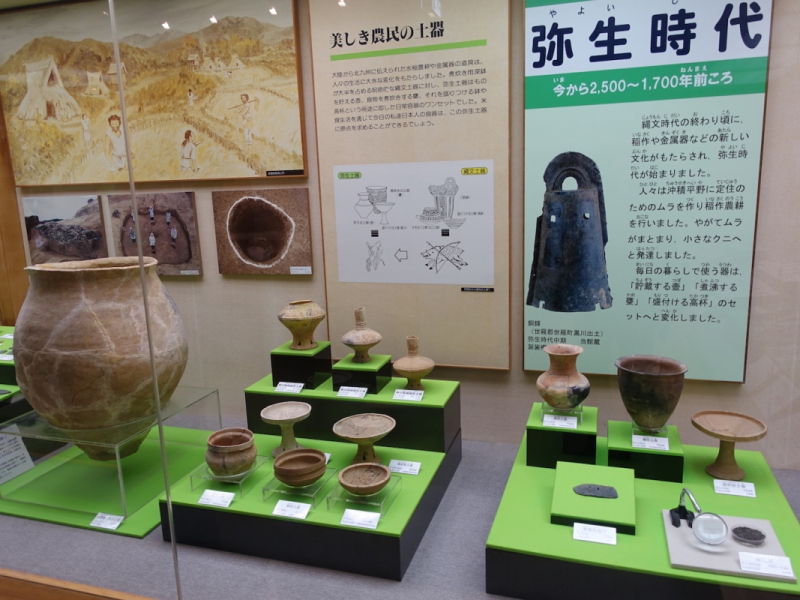 Miyoshi Fudoki-no-oka History and Folklore Museum display