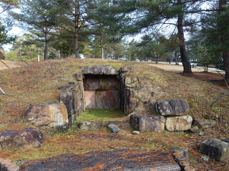 Miyoshi Fudoki-no-oka ancient corridor burial mound