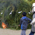15. Local kids get to play with fire (under supervision of course)