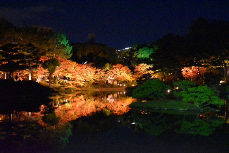 Autumn Illuminations at Shukkeien Garden - 1
