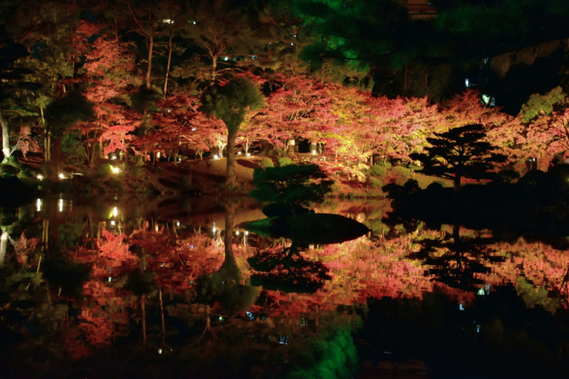 Autumn Illuminations at Shukkeien Garden - 4