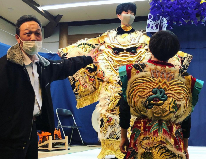 Behind the scenes kagura tour in Akitakata - 2
