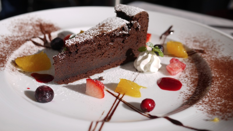 beautifully presented desserts