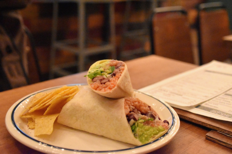 vegetable burrito