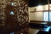 interior table and curtain