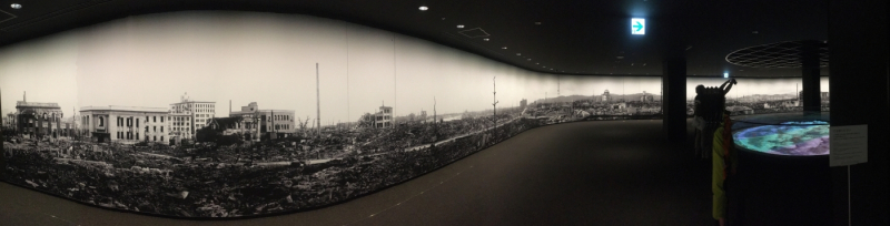 Hirohsima Peace Museum - Panorama of te ruins
