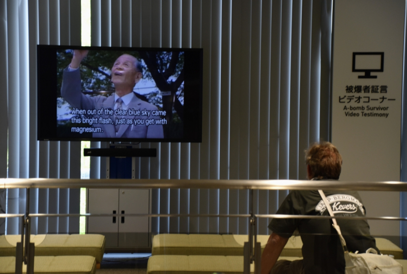 Hiroshima Peace Memorial Museum - Survivor video testimony
