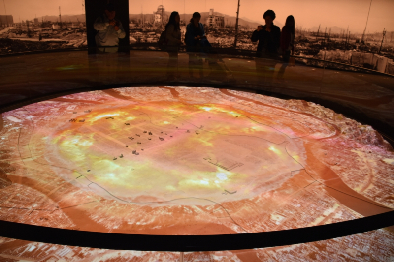 Hiroshima Peace Memorial Museum - White Panorama blast