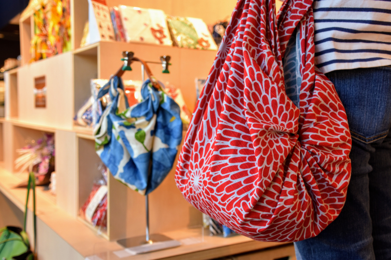 Hito to ki furoshiki bags