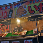 Innoshima Suigun Fire Festival festival stall