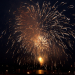 Innoshima Suigun Fire Festival fireworks