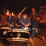 Innoshima Suigun Fire Festival taiko drumming