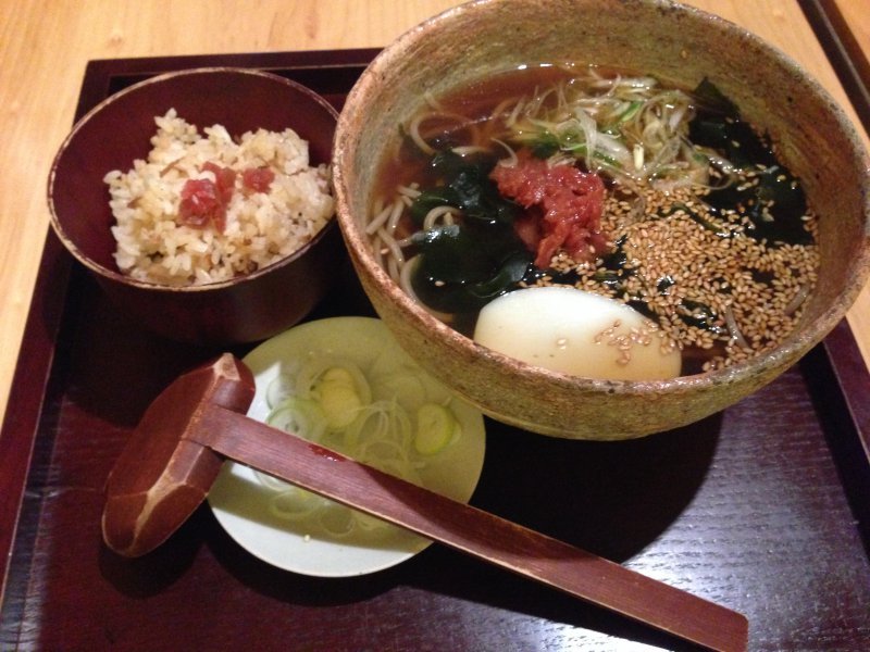 Ume and Wakame Soba