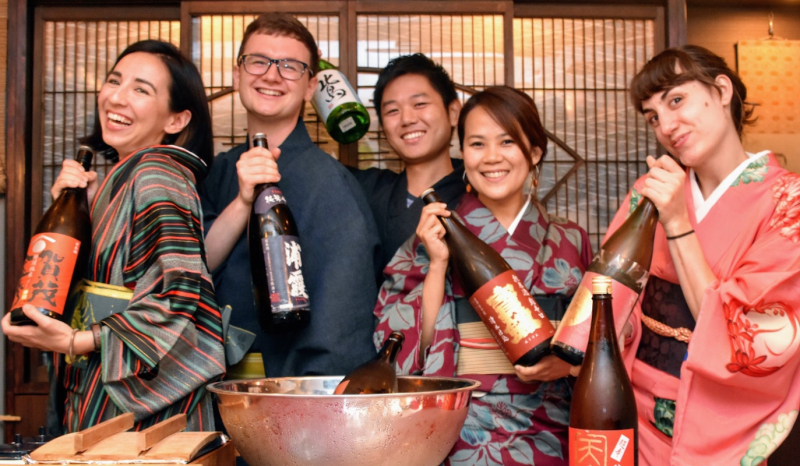 Ofuku sake group shot
