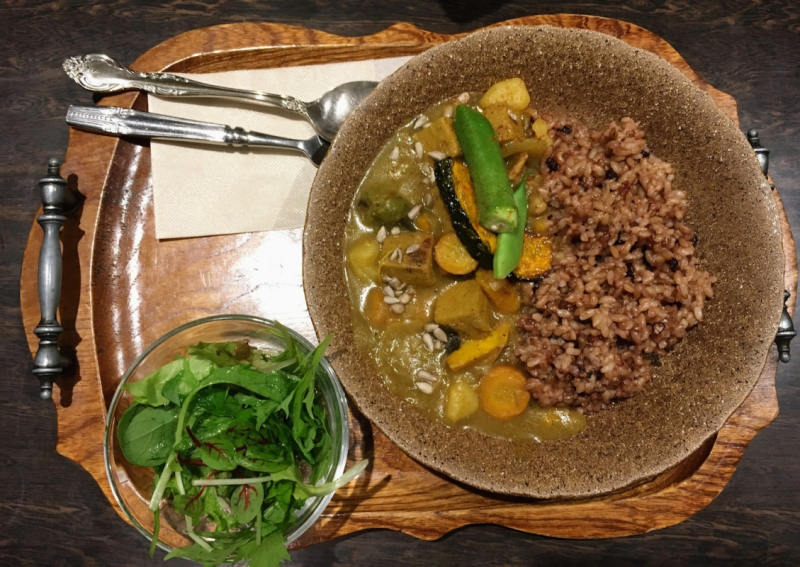 Vegan curry set