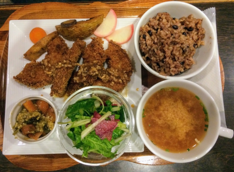 Vegan gluten cutlet set