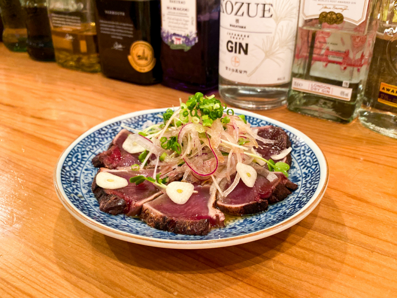 Katsuo Tataki at Kitchen Minot