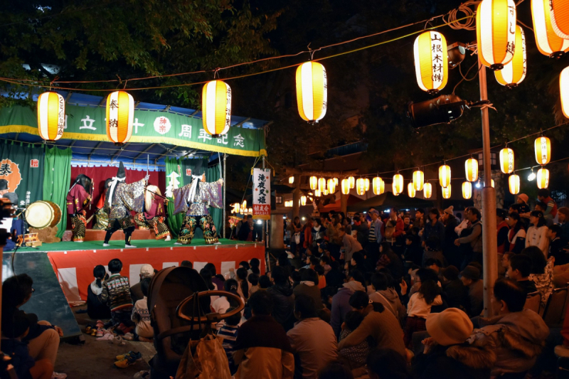 Hiroshima Kagura at a local autumn festival
