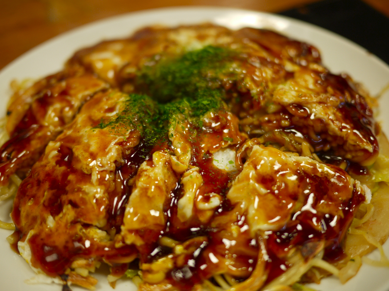 Delicious Hiroshima Okonomiyaki