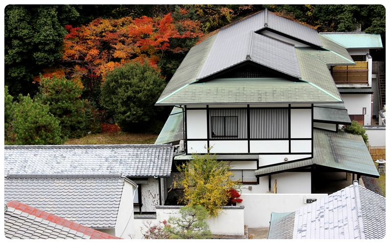View of the guesthouse from above (photo by MiyajimaMikuniya.com)