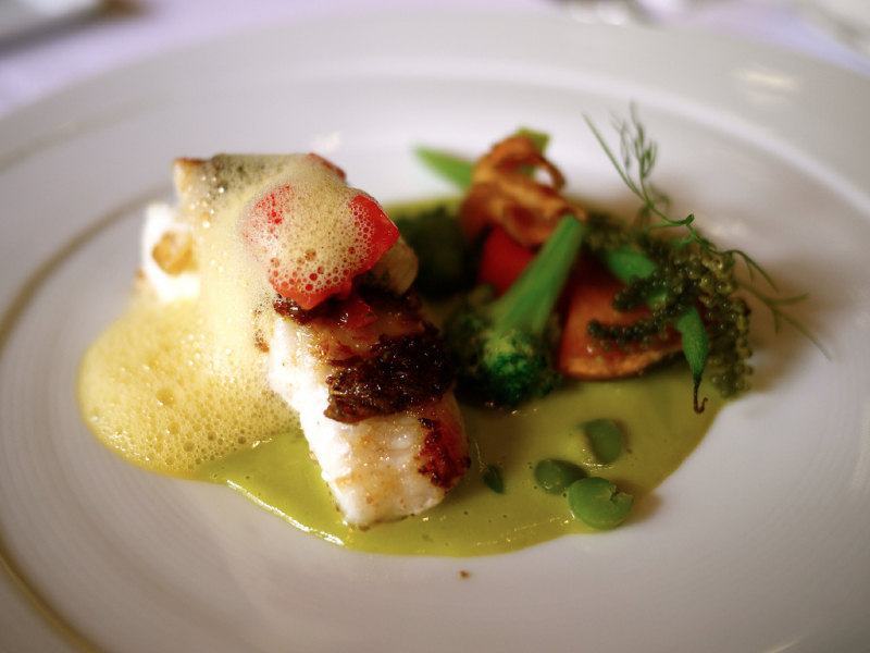 Hiroshima Seabream with savory foam