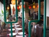 interior tables and lanterns