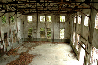 what remains of the poison gas factory