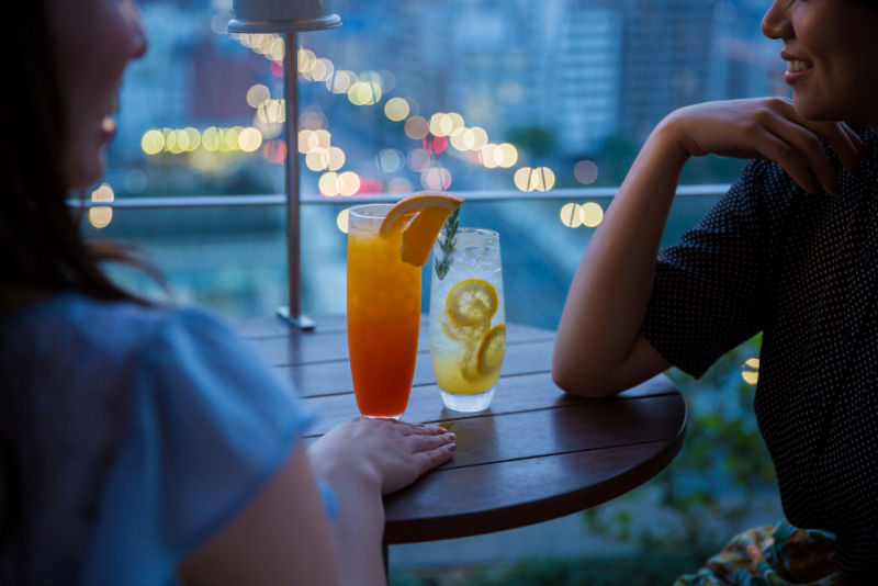 Cocktails-at-the-Hiroshima-Orizuru-Tower-Roof-Top-Bar
