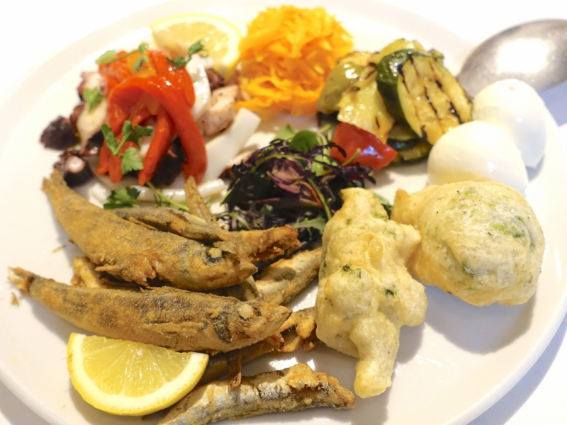 Mixed appetizer appetizer plate at Polipo