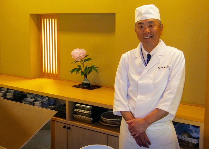 Chef Higuchi of Tempura Tenko