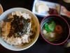 last course rice and miso soup