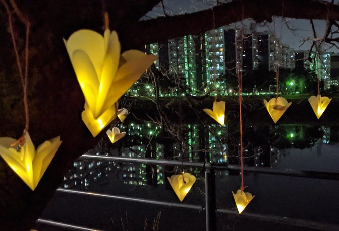 Yokogawa Valentine Hearts and River
