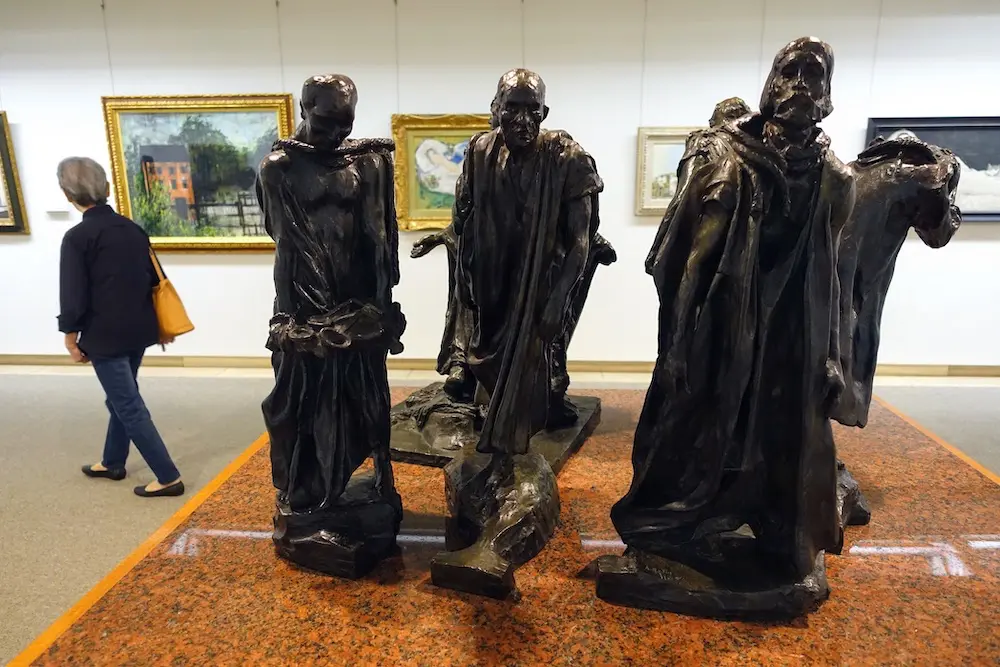 Hiroshima Museum of Art 
 - The Burghers of Calais maquette by Rodin