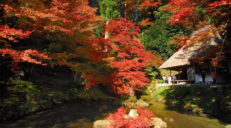 yoshimizuen hiroshima autumn fall colors
