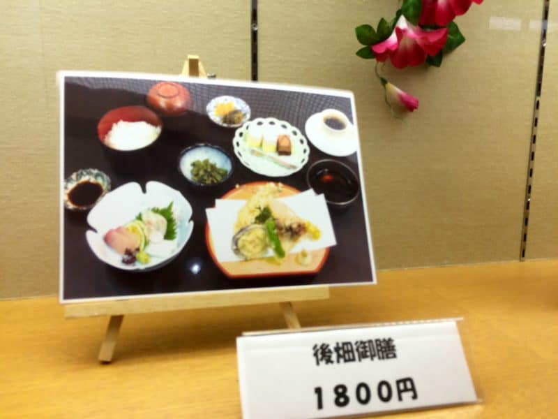 Ushirobata-gozen ¥1800