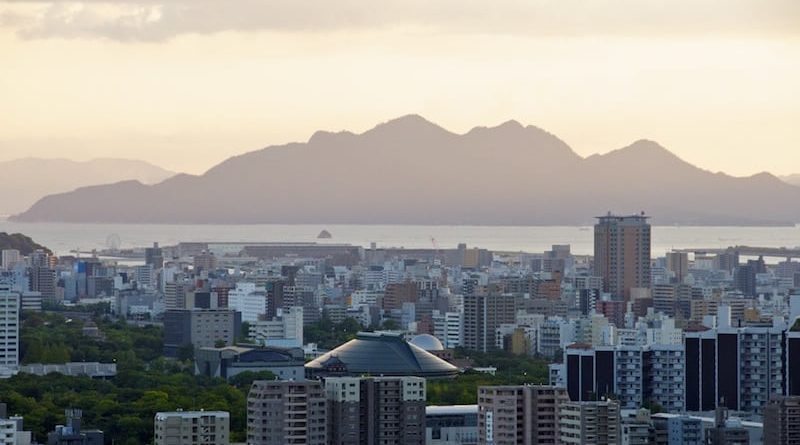 View over Hiroshima city from Mitate-yama