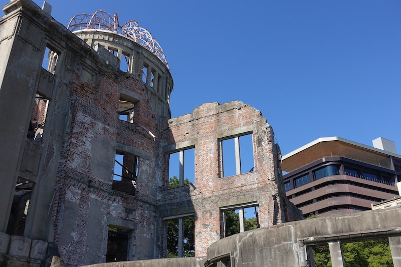 Orizuru Tower from the A-bomb Dome