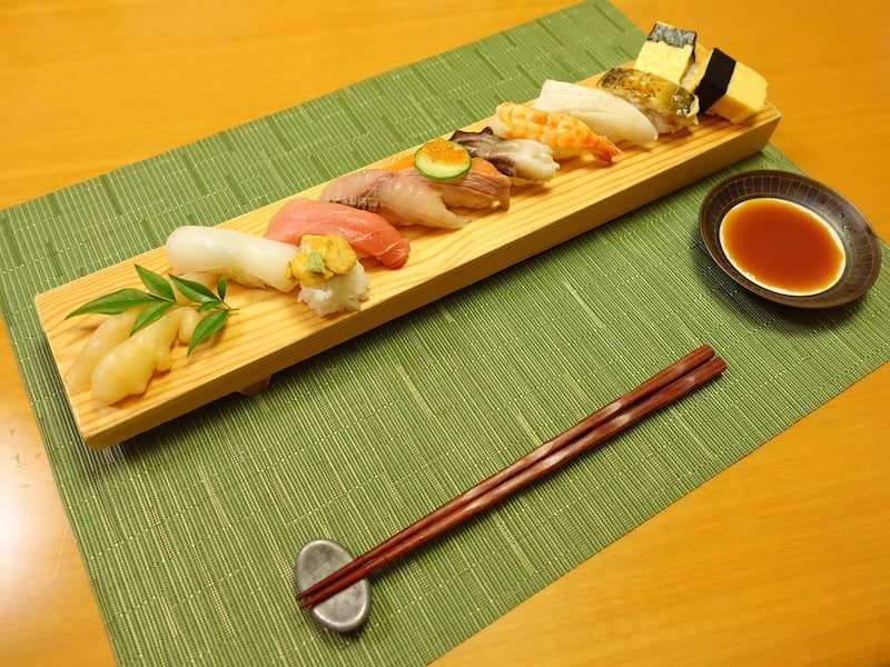 sheraton hiroshima miyabi-tei sushi course