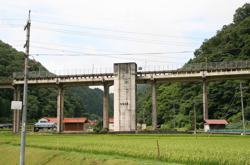 Uzui Station on the Sanko Line in Shimane Prefecture