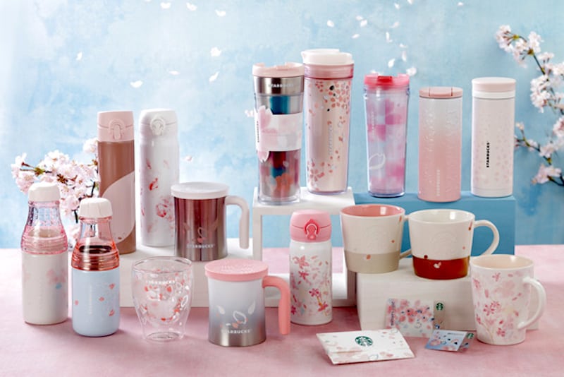 Starbucks Japan DARUMA Mug Cup Pink Tokyo Area limited products Sakura 2020 New