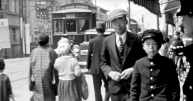 1935 Hiroshima city center film footage video