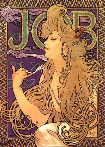 Alphonse_Mucha_-_Job_Cigarettes