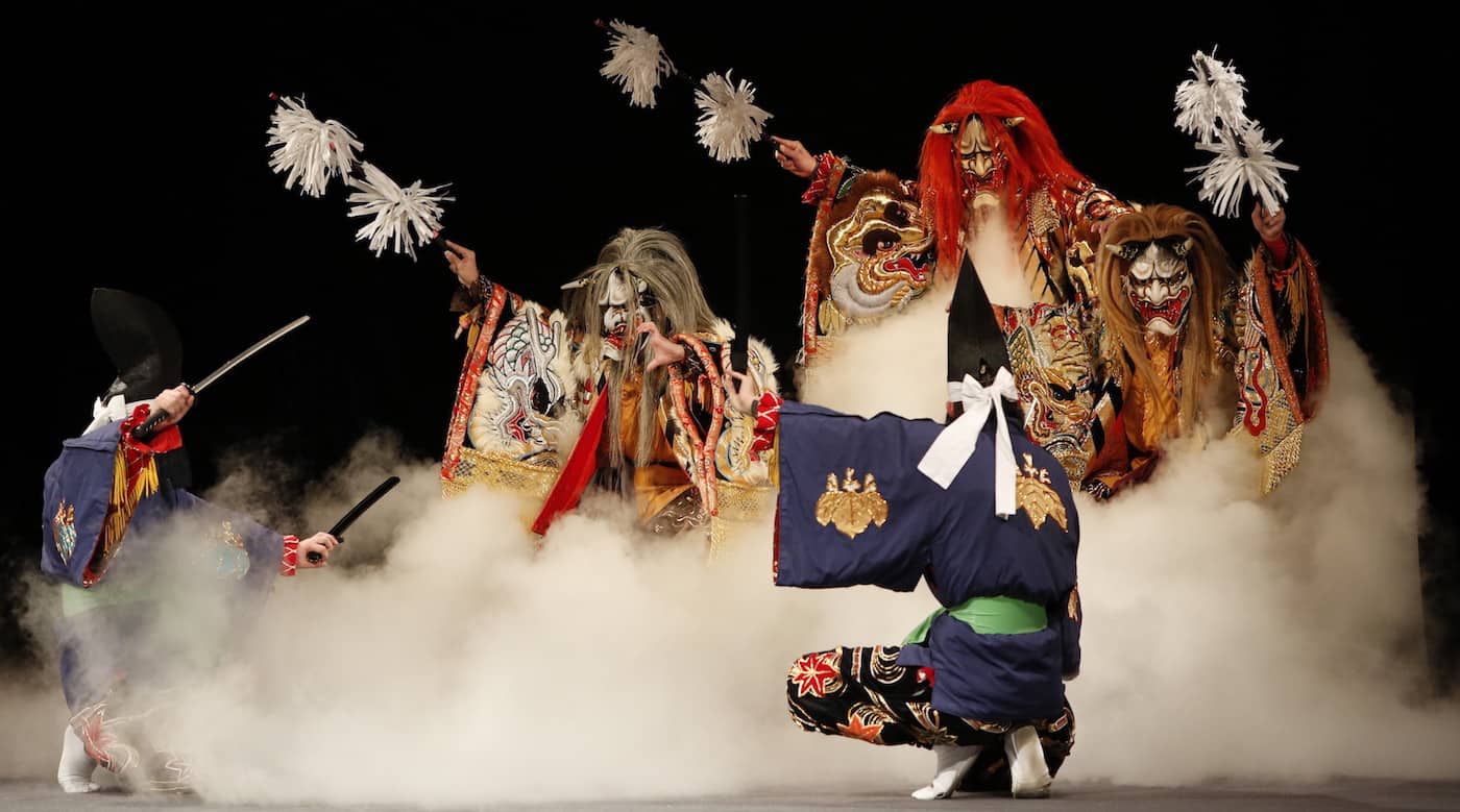 Momijigari performed by the Uegochi Kagura Troupe