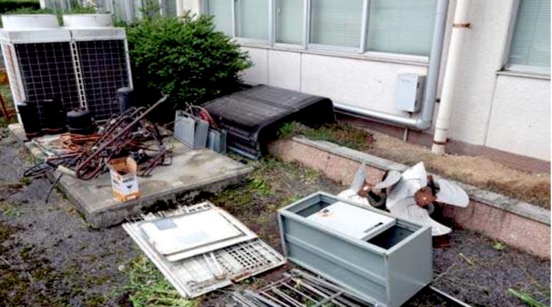 Air conditioner thefts in Mihara