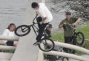 Outrage at BMXers tricking on the Hiroshima Peace Bridge