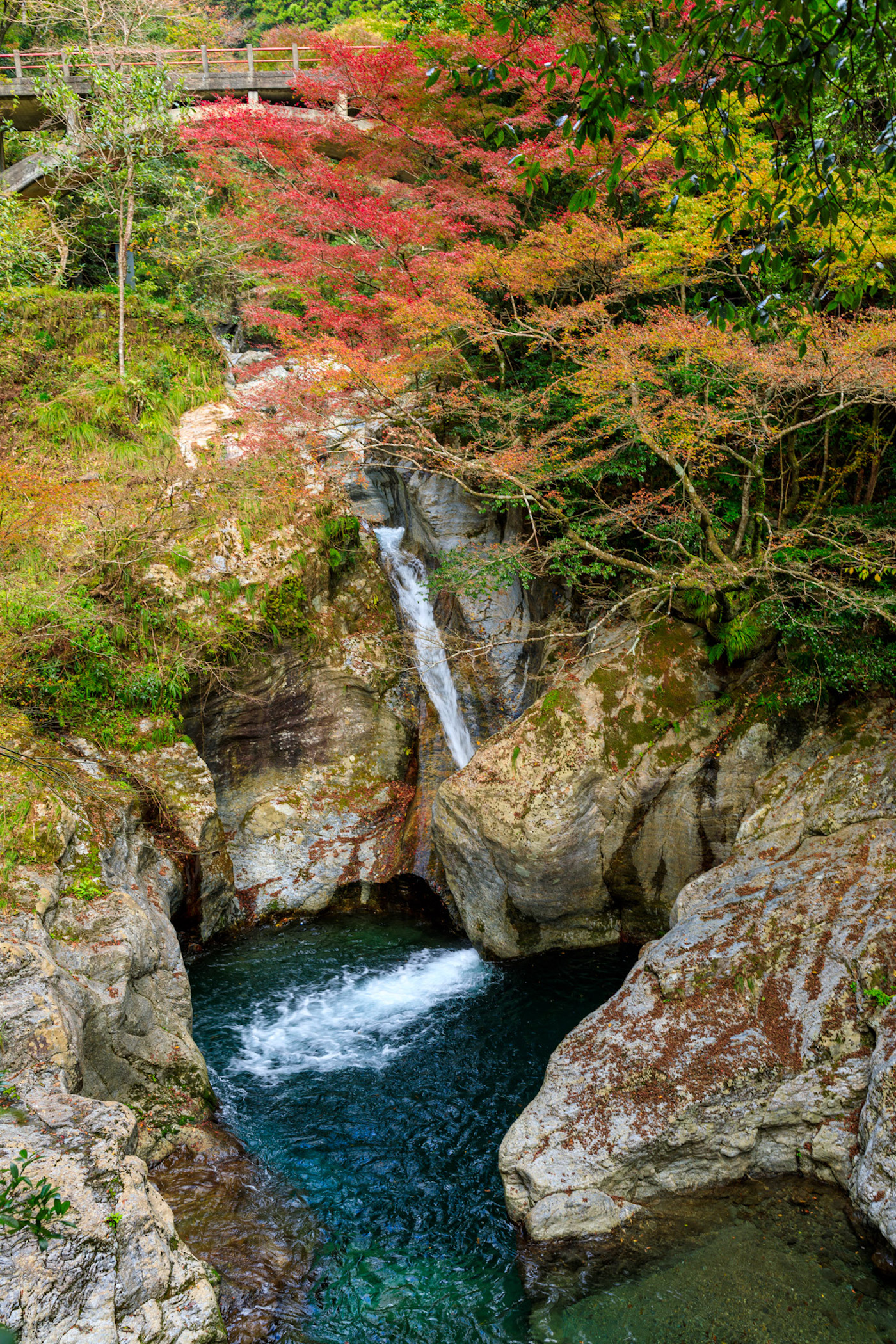 Nakatsu Gorge in Kochi Japan